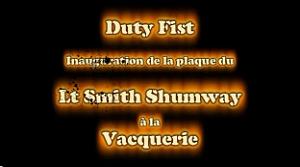 8 Shumway inauguration plaque Big Red One La Vacquerie(14) 05062010